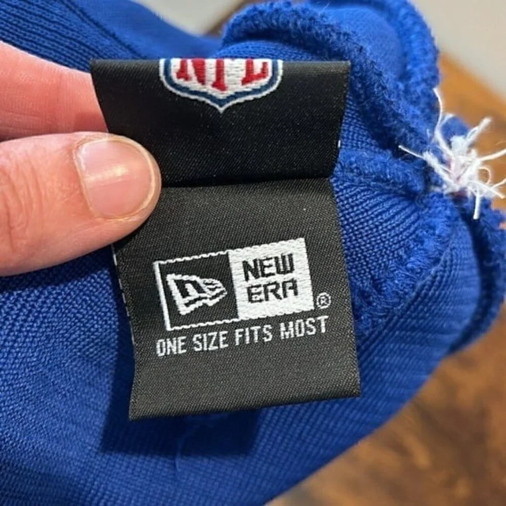 NEW YORK GIANTS BEANIE POM POM WINTER KNIT NEW